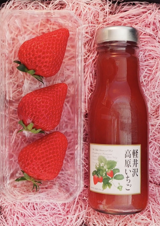 朝摘み完熟いちご|軽井沢高原いちご